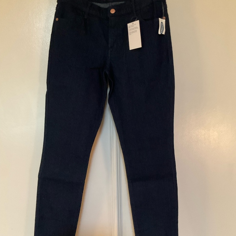 Old Navy Women's Dark Blue Super Skinny Jeans